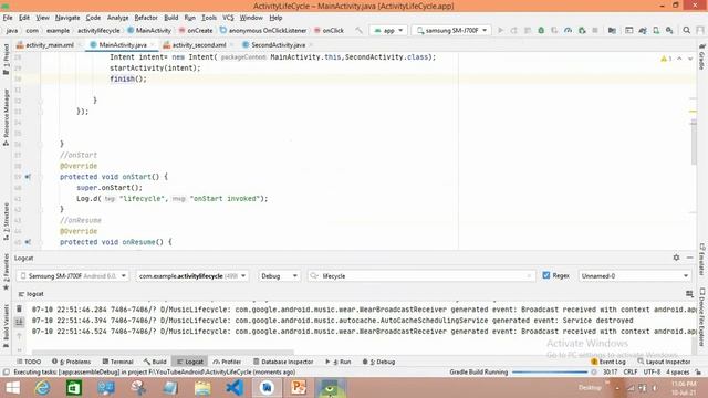 (தமிழ்) Lifecycle of an Activity in Android in tamil смотреть онлайн