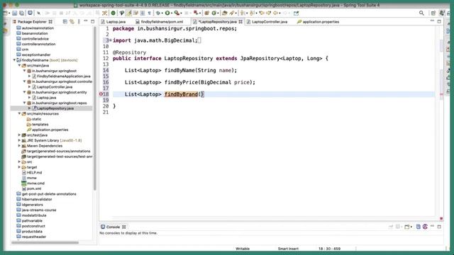 Spring Data JPA Query or Finder Methods - Find by field names смотреть онлайн