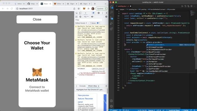 Connect MetaMask with React App! смотреть онлайн