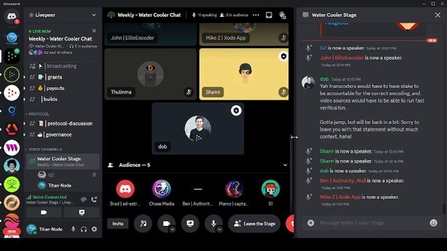 Livepeer Water Cooler Chat - May 1 2023 - Q&A with Founder of Mist Server and Founder of Livepeer смотреть онлайн