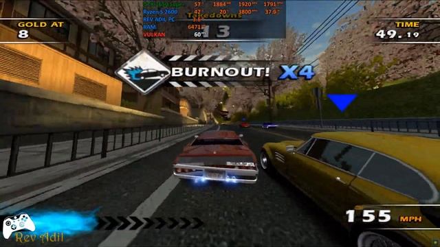 Burnout Dominator PC Gameplay | PCSX2 | Vulkan | Full Playable | PS2 Emulator | 1080p60FPS | 2022 смотреть онлайн