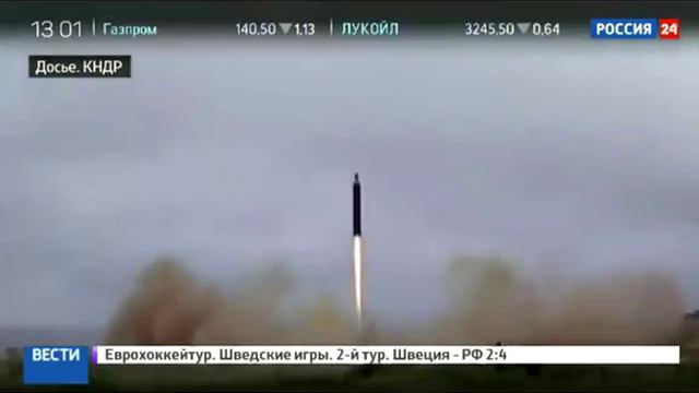 Северная Корея запустила ракету, которая упала в Японское море смотреть онлайн