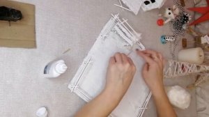 Поделки в школу на Новый год // поделка из картона // дом трёх медведей