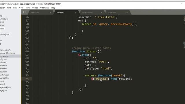 Aplicativo PHP Mysql / Módulo 02 - Aula 13 Ajax para Listar dados смотреть онлайн