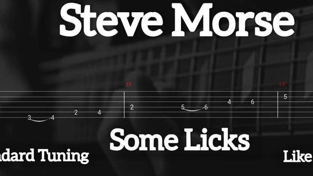 Steve Morse - Some Licks ( Tab Guitar ) смотреть онлайн