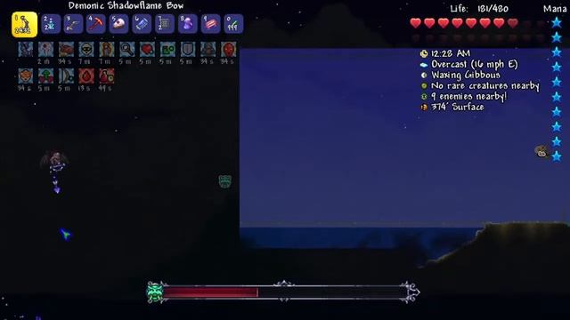 Terraria, Beating duke fishron in master mode with items from the beginning of hardmode and Nurse смотреть онлайн