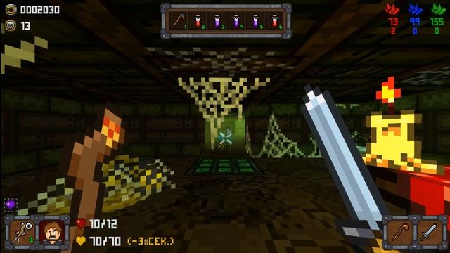 Let's Play ONE MORE DUNGEON #2 Подземелья 2-3 и мнооого склянок лечения смотреть онлайн