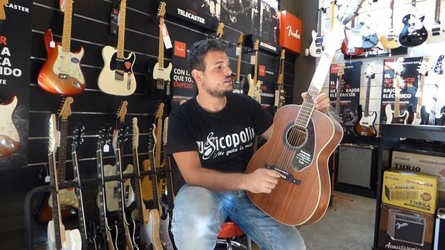 Fender Tim Armstrong Hellcat Guitarra electroacustica смотреть онлайн