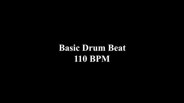 Basic Drum Beat Track/Metronome 110 BPM смотреть онлайн