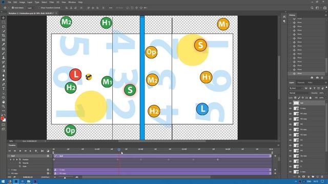 Волейбол. Расстановка 5-1. Схема 5-1. Перезалив. Новый формат, анимация. Volleyball 5-1 rotation. смотреть онлайн