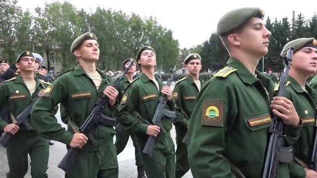 ДВОКУ. Принятие Военной присяги курсантами 1 курса. 01.09.2019. смотреть онлайн