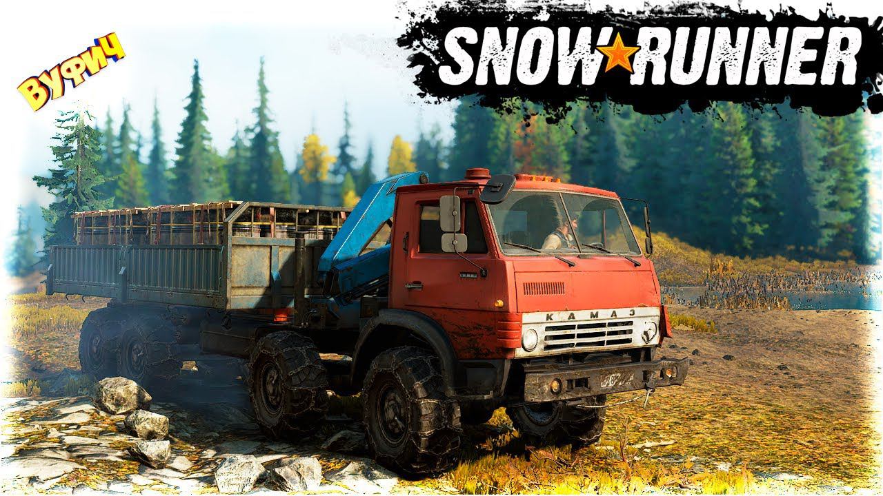 КамАЗ-6350 SnowRunner [Обзор мода | Все машины] смотреть онлайн