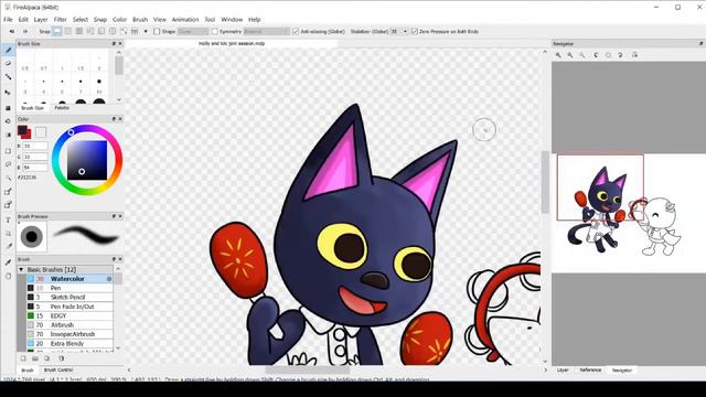 Animal Crossing speedpaint - Molly and Kiki's Jam Session смотреть онлайн