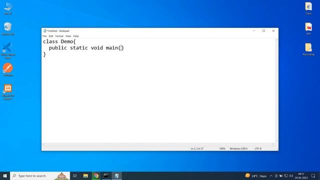 JDK Setup & first code | Eclipse Installation | java tutorial for beginners | java tutorial in hind смотреть онлайн
