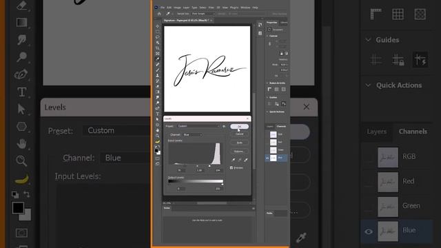 ✒️ Digitize Your Signature Into a Transparent Background in Photoshop! смотреть онлайн