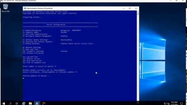 How to disable auto update in Windows server 2016/2019 by powershell смотреть онлайн