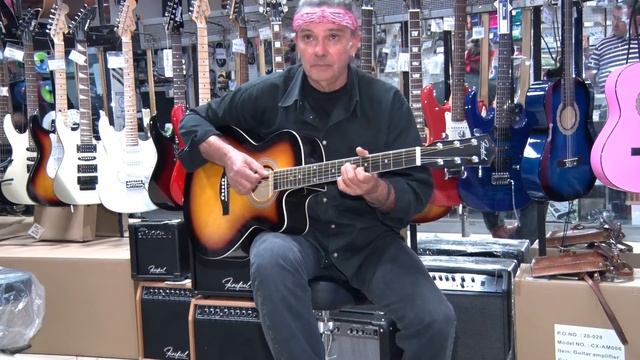 Firefeel S030C SB Akustična Vestern gitara 0 смотреть онлайн