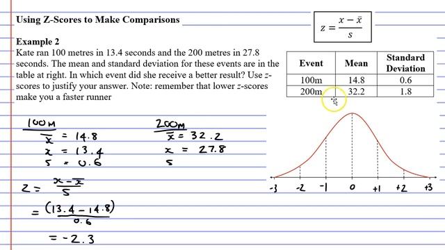 9E Using Z-Scores to Make Comparisons (2 of 2) смотреть онлайн