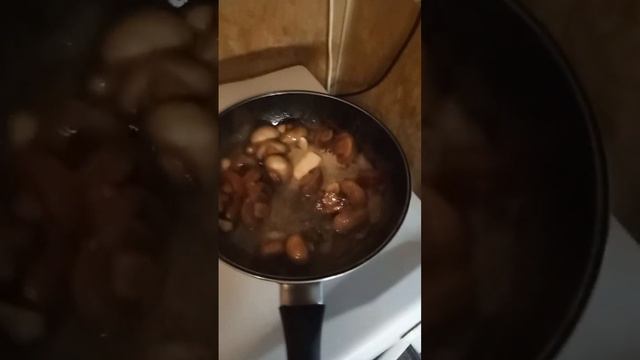 Жареные шампиньоны с чесночком!!! ??? смотреть онлайн