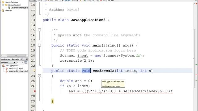 Java Programming - Recursion - Series Summmation Example смотреть онлайн