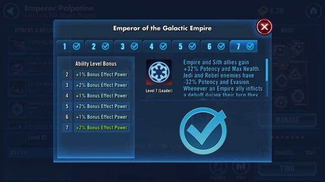 SWGOH: Imperial Academy - EMPEROR PALPATINE Character Review; Star Wars Galaxy of Heroes смотреть онлайн