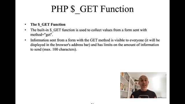 Module 8.1 HTML form and role of PHP смотреть онлайн