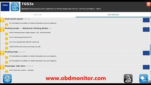 TEXA diagnostic tool - Maserati coverage смотреть онлайн