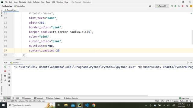 How To Get User Input Using Text Field In Your Flet App | Text Fields | Tutorial-2 смотреть онлайн