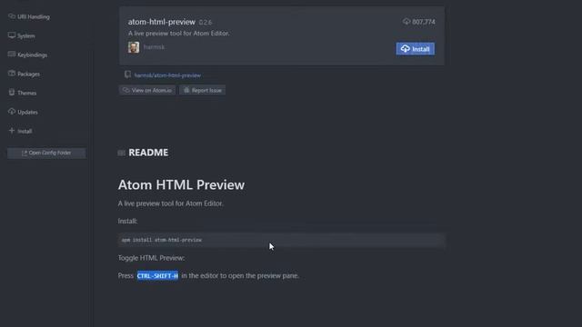 How to Get live HTML Preview in Atom code editor смотреть онлайн