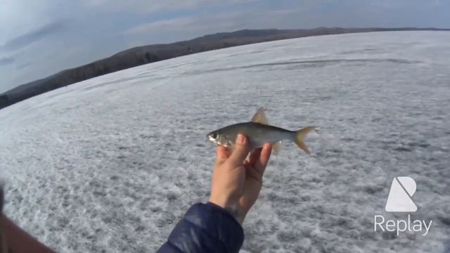 Рыбалка по последнему льду, на озере Аргази, щука, окунь, чебак, ёрш смотреть онлайн