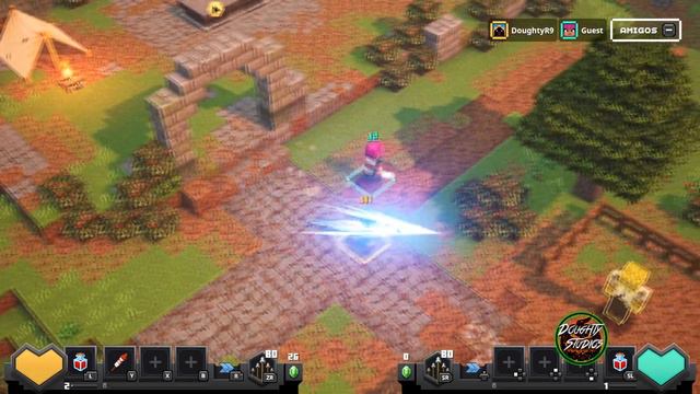 ¿Como Jugar MInecraft Dungeons de 2 a 4 jugadores? jugar con joycon y control gamecube funciona ! смотреть онлайн