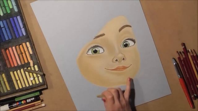 Drawing Ballerina Félicie Milliner from Ballerina Cartoon. смотреть онлайн