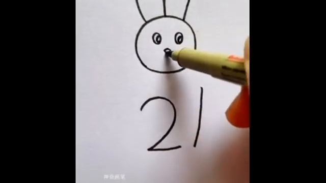 Мастер-класс. Как нарисовать зайчика, зайца легко и просто смотреть онлайн