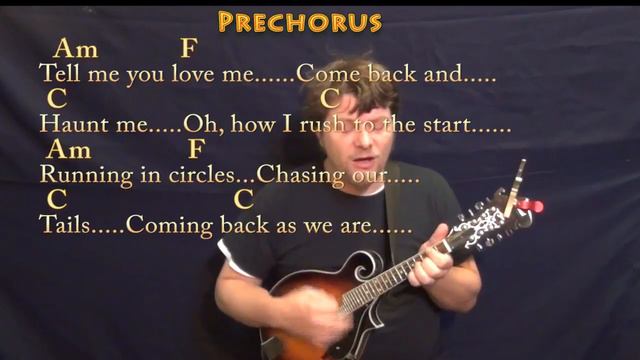 The Scientist (Coldplay) Mandolin Cover Lesson in Am with Chords/Lyrics смотреть онлайн