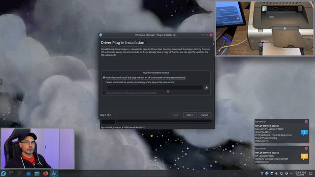 HP Printer, Install in Fedora 38 KDE Plasma смотреть онлайн