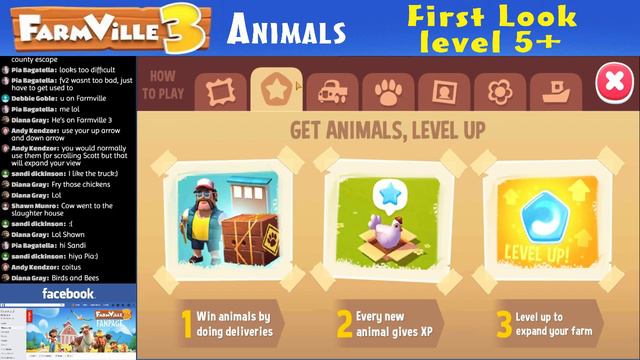 FarmVille 3: Animals First Look and Game Play level 5+ смотреть онлайн
