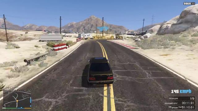 GTA 5 Mercedes Benz E55 amg W210 этому мерсу ваабще нет равных в гта 5, смотреть онлайн