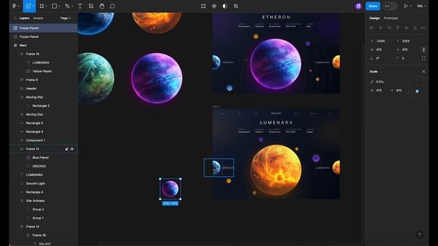 3D Interactive Animation With a Rotating Effect - Figma Prototyping Tutorial смотреть онлайн