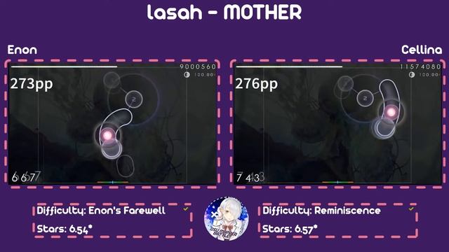 osu! | lasah - MOTHER | Enon vs Cellina смотреть онлайн