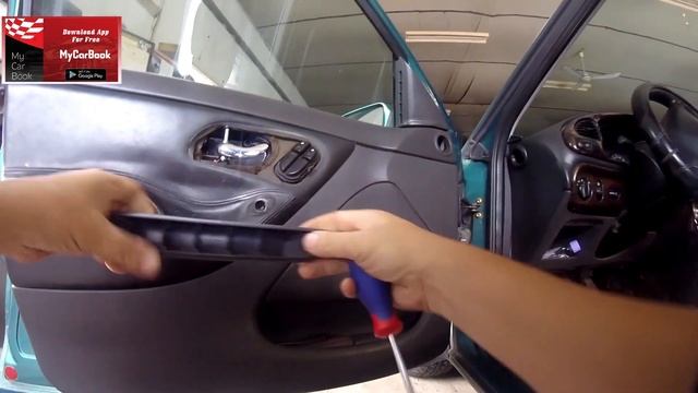 Ford Mondeo (Mk II) 1996-2000 door panel removal смотреть онлайн