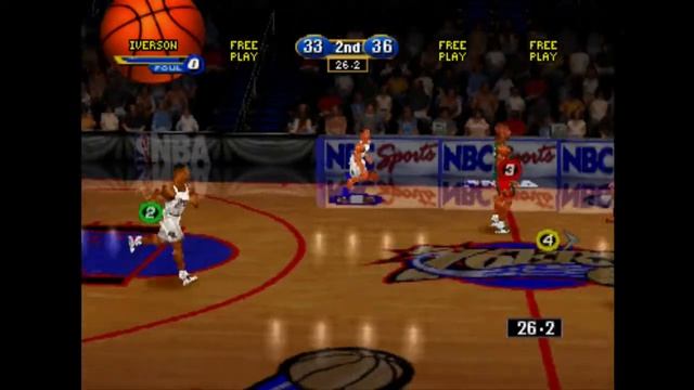 NBA Showtime: NBA on NBC -- Gameplay (PS1) смотреть онлайн