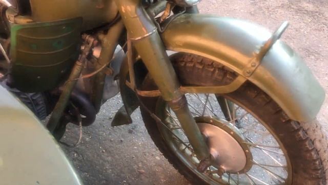 M-72 1953 Army motorcycle смотреть онлайн