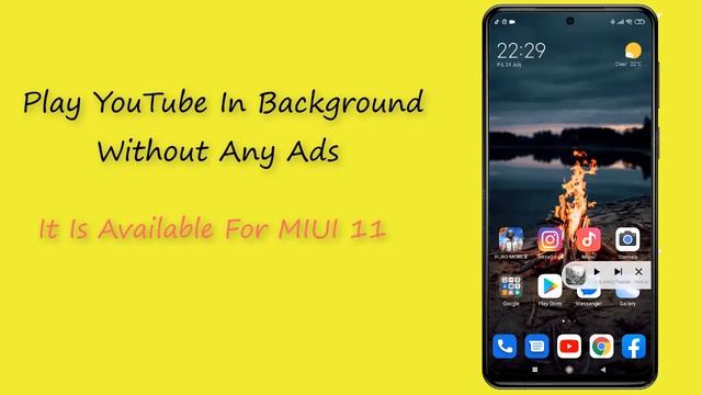 Play YouTube In Background Without Any Ads | Xiaomi MIUI 11 Music Player смотреть онлайн