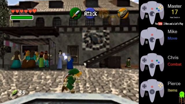 3 Players 1 Controller Ocarina of Time - Episode 20: Goin Downtown - 3MAALP смотреть онлайн