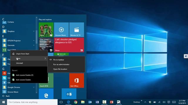 How to Pin Apps to the Taskbar in Windows 10 - Part 2 of 20 смотреть онлайн