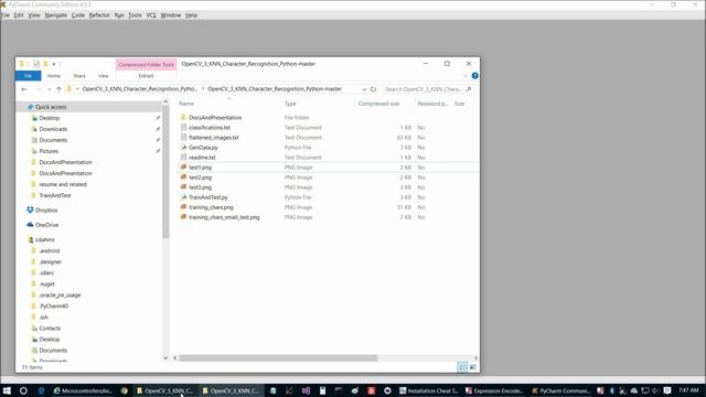 OpenCV 3 KNN Character Recognition Python смотреть онлайн