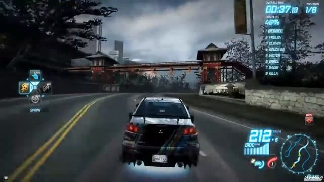 Need For Speed World Mitsubishi Lancer Evo X Shatter Construction Route смотреть онлайн