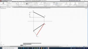 1. Определение натуральной величины отрезка прямой и угла наклона к плоскостям проекций