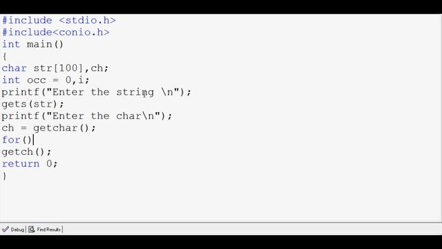 C Program To Find The Frequency Of A Character in a String in Tamil смотреть онлайн