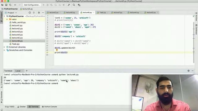 Python Lecture 6: Dictionaries in Python (Part1) смотреть онлайн